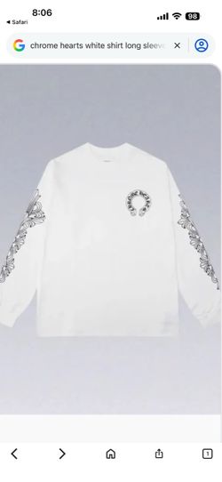 White long sleeve shirt for sale
