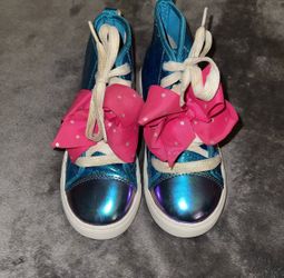 Girls JoJo Siwa Size 2 Shoes Blue and Pink