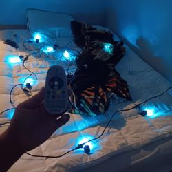 Lights For Outdoors Comes With Remote To Choose From Different Color Settings. Beautiful For Bedroom Living Room Or Outdoors 