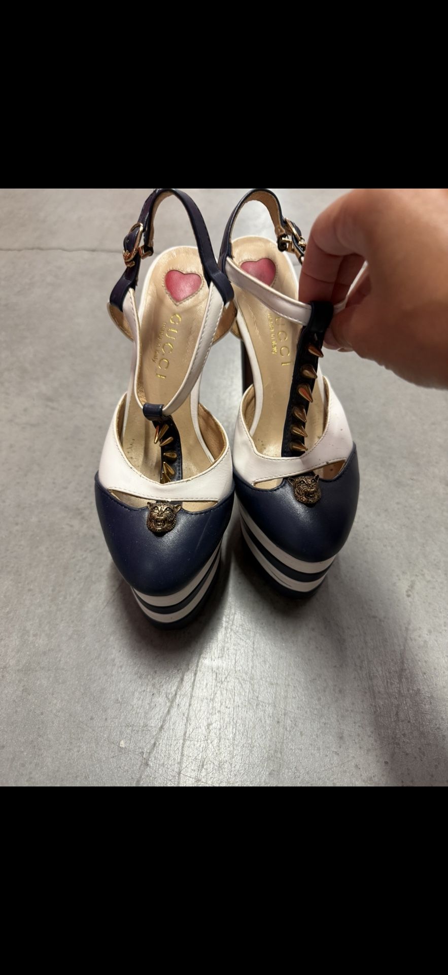 Gucci platform hills