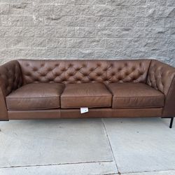 Leather couch