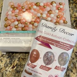 Balloon Garland and Additional 60 Small Balloons 