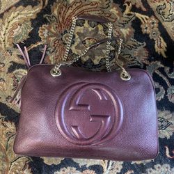 Original  Gucci Chain Zipped Soho Bag Great Condition