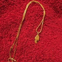 Gold Chain With Nugget