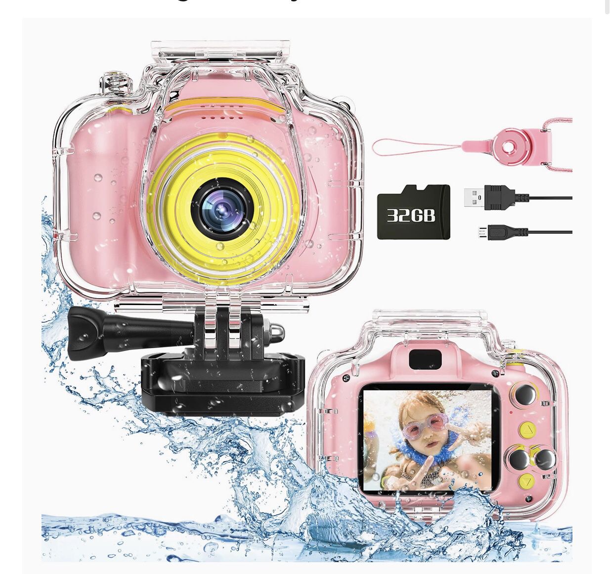 kids camera（pink）