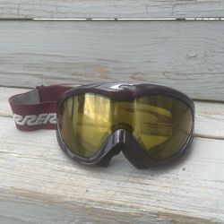 Vintage CARRERA Ski Goggles - mask  - RARE - Sport - Snow Goggles facemask USED