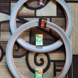 NEW Bicycle Bmx Cruiser Tires 26" Solid Grey