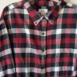 Croft And Barrow Men's Plaid Flannel Shirt - 4XB