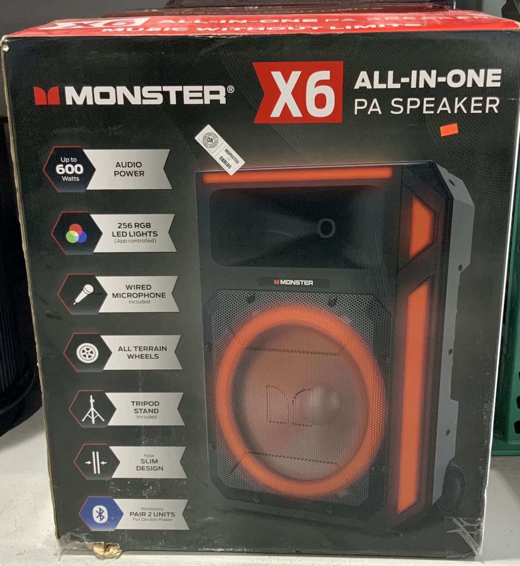 Monster X6 All-In-One Speaker