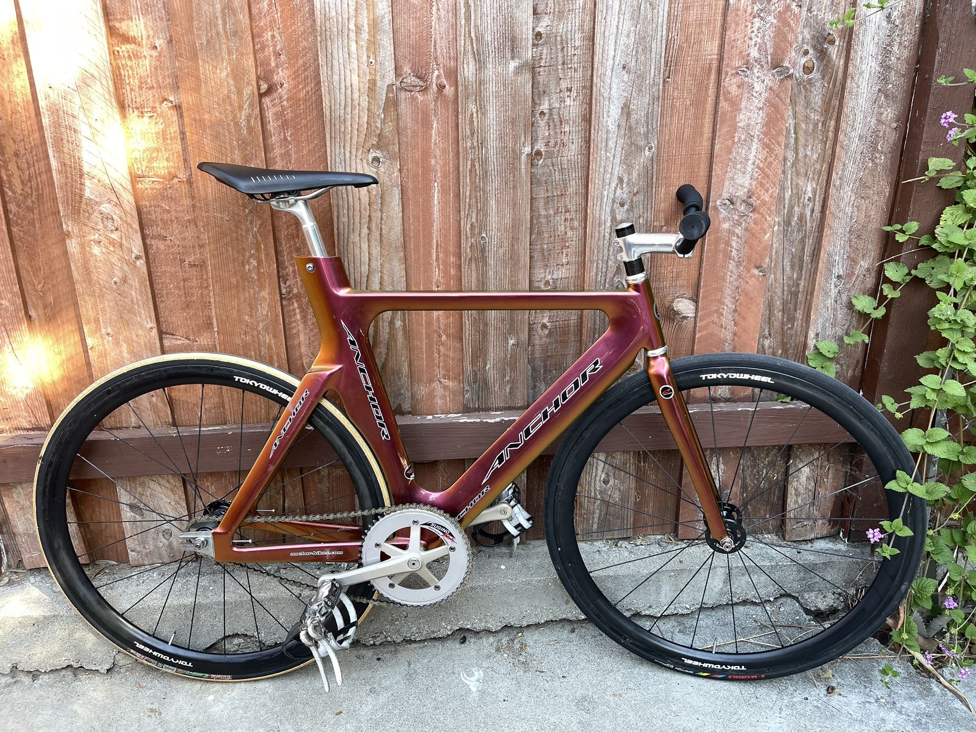 *WHEELS ONLY* CARBON TOKYO WHEELSET 700c FIXED GEAR SINGLE SPEED