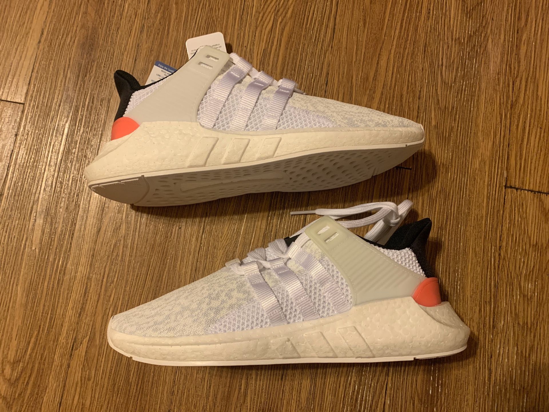 Shoes Eqt Support 93/17 White Red Adidas Shoe Adidas Eqt Boost