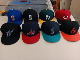 New era wool baseball cap hat lot wool 7 5/8