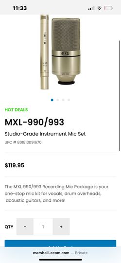 MXL microphone Kit 