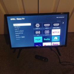 24" Roku TV With Remote 