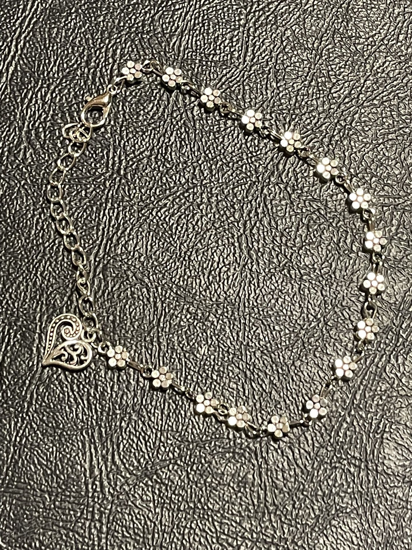 Heart & Flowers Anklet New