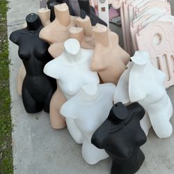14 Female Plastic Molded Torso Mold Mannequin 
