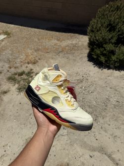 Jordan 5 Off White Sail Size 9