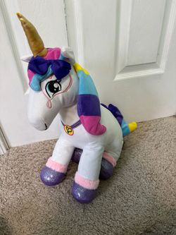 Jojo siwa unicorn stuffed animal rainbow