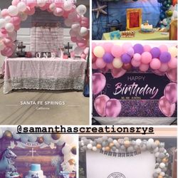 Party Decorations And Chocolate Treats 