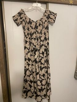 Black and tan dress