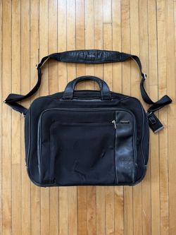 Vintage TUMI Innovation 17" Business Briefcase Laptop Messenger Bag Black 23611D