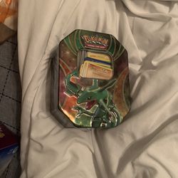 Tin of pokemon cards