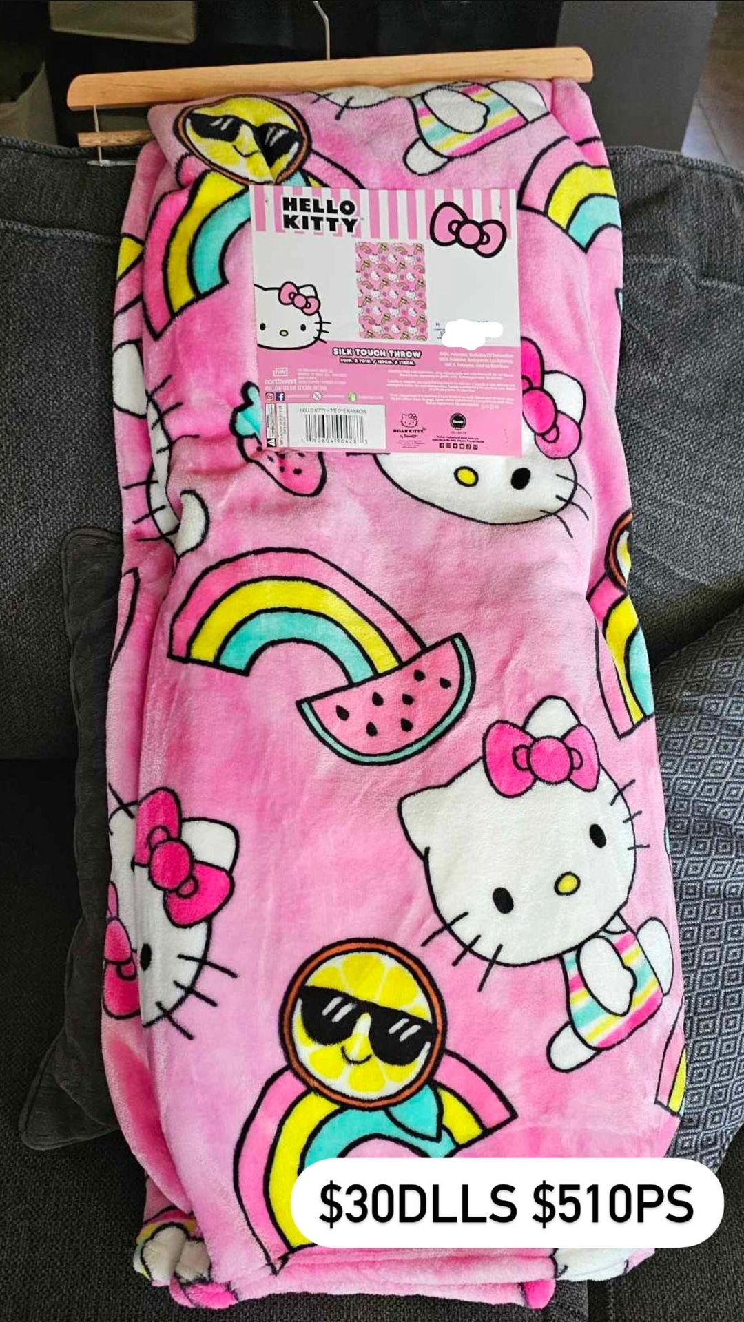 Hello Kitty Pink Blanket 