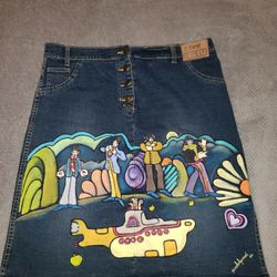 Jean Skirt 'The Beatles'