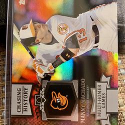 2013 Topps: Chasing History Silver Foil Manny Machado