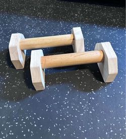 Wooden parallettes
