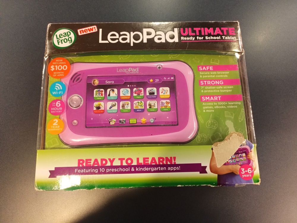 Leapfrog Leapad Ultimate Leaning Ready For School Tablet.