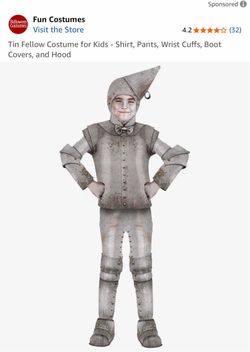 Wizard of Oz Tin Man Costume