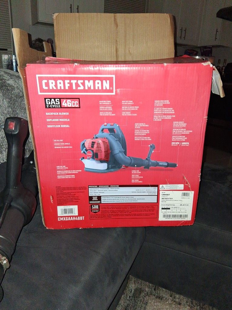 Craftsman Backpack Blower