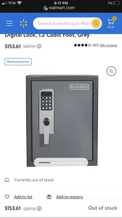 First Alert Digital Safe 70 Dollars TODAY Only!!!
