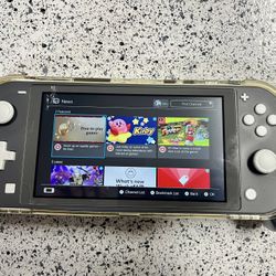 Nintendo Switch Lite + Skull & Co. Grip Case & Carry Case