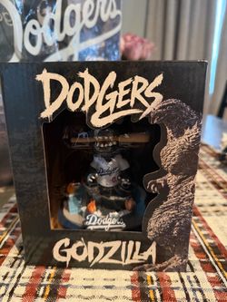 dodgers Godzilla bobble head