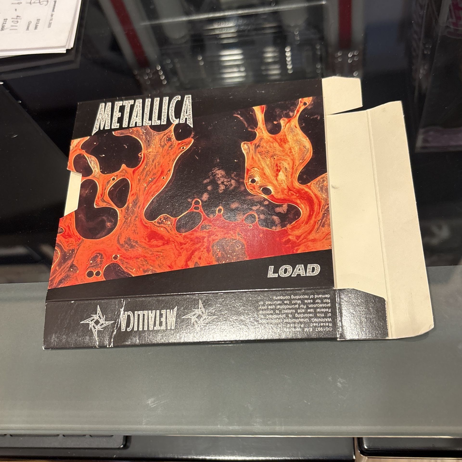 Collectors Cover Case For Metallica Load And Reload Double Cd