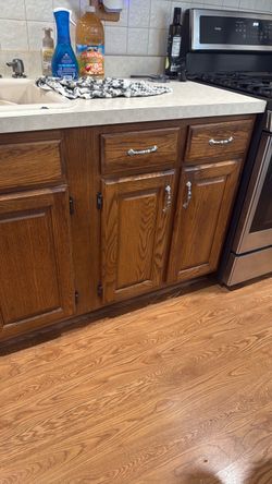 Kitchen cabinets