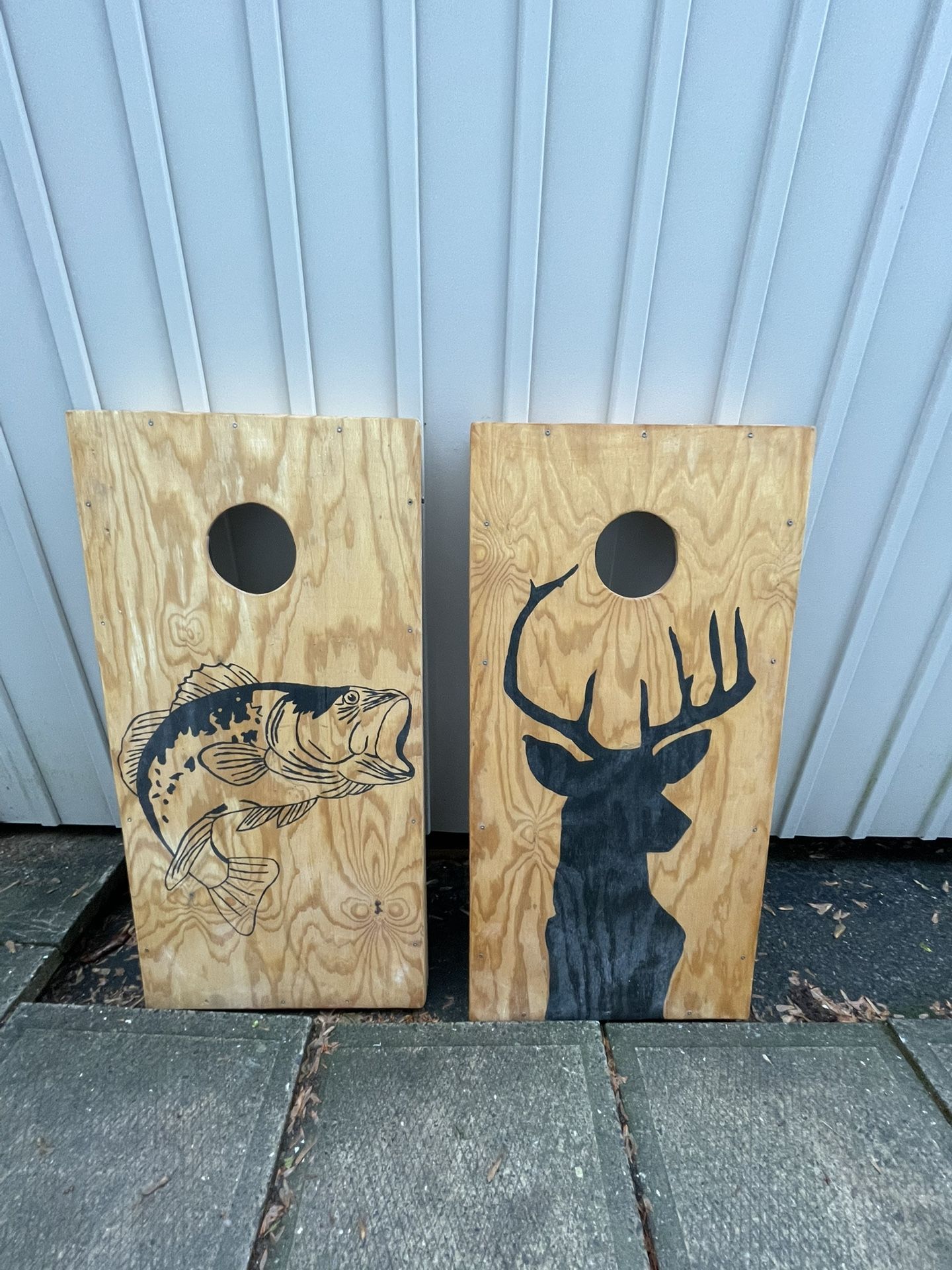 Homemade Corn Hole Set