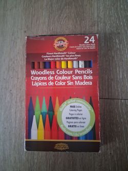 Woodless colored pencils