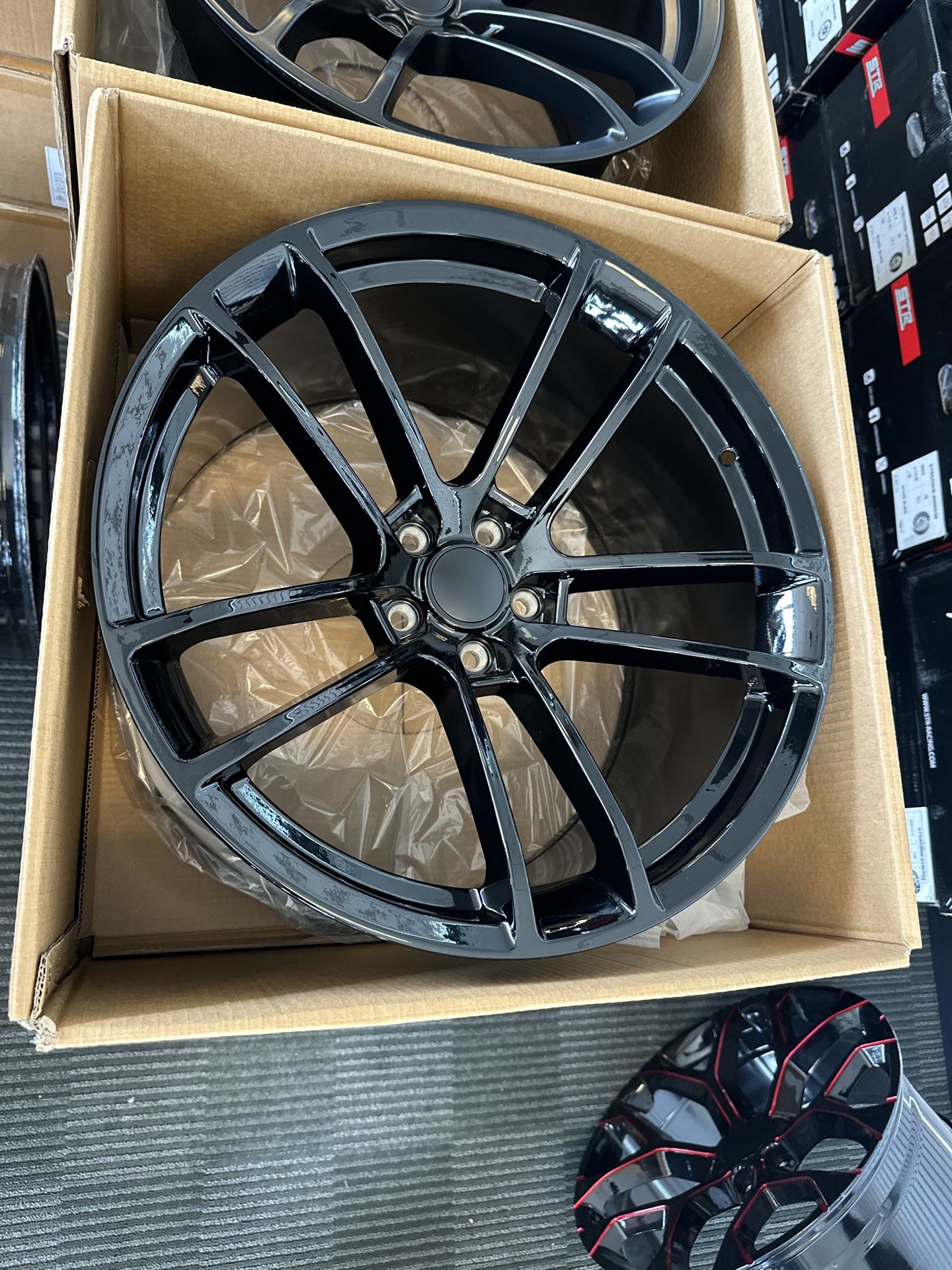 Charger Challenger 300 5x115 20” Staggered Wheels Only $50 Down