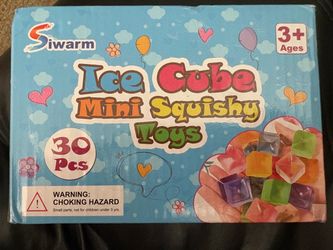 Ice Cube Mini Squishy Toys Box Set