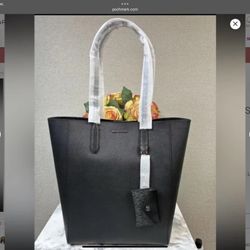 Michael Kors Vincent Large Saffiano Leather Tote Bag With Card Case NWT