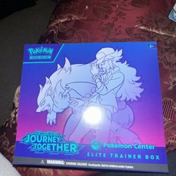 SEALED Pokemon Journey Together Elite Trainer Box (Pokemon Center Exclusive)