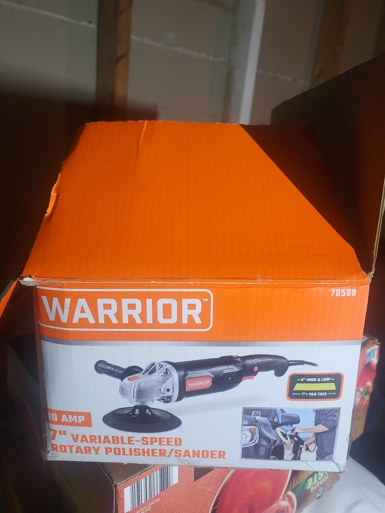 Warrior 4.3 AMP Slide Switch Angle Grinder Hercules Combination Wheel Included