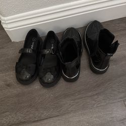 Girl boots size 12 shoes size 11 for $15