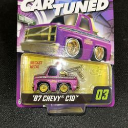 Car Tuned 87 Chevy C10 Diecast 