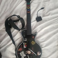 Ps3 Guitar Hero Complete With Dongle Reciever  