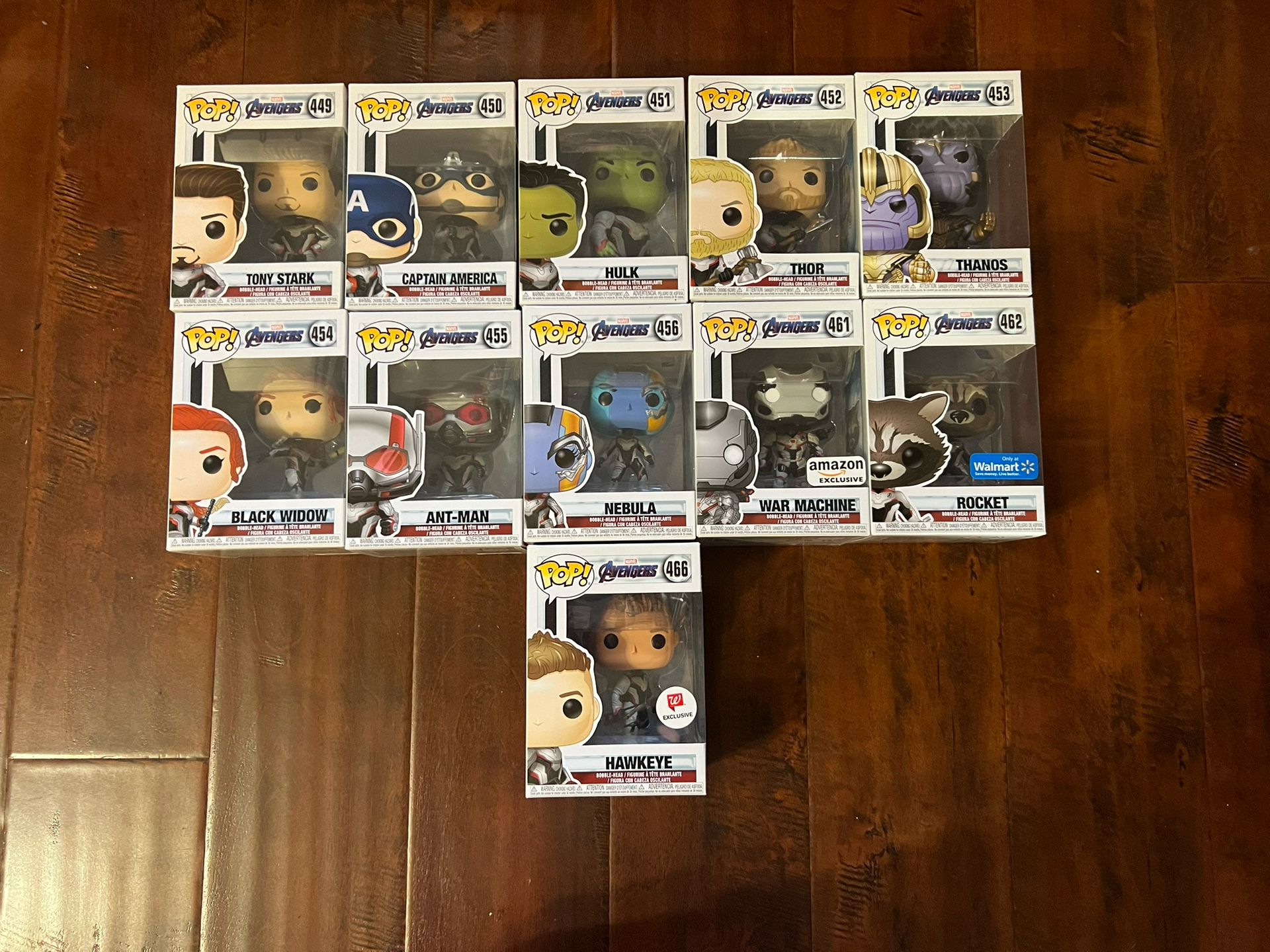 Funko Pop Avengers Endgame Time Suit Set (11 Pops) – Includes 3 Exclusives!