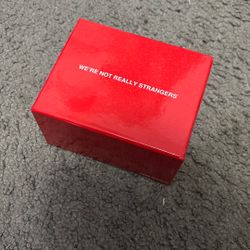 we’re not really strangers card game